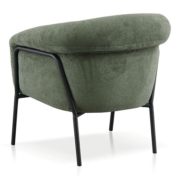 Karin Fabric Armchair - Mason Olive Green