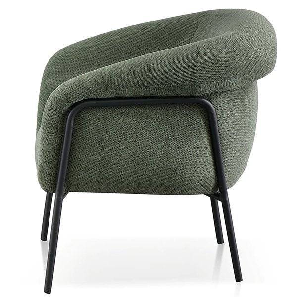 Karin Fabric Armchair - Mason Olive Green