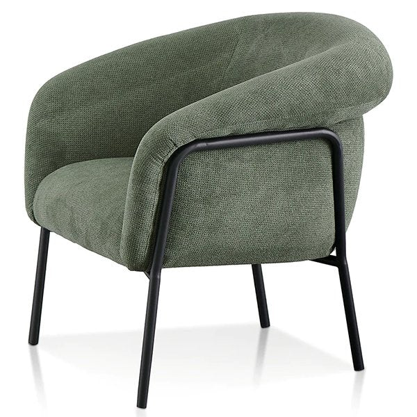 Karin Fabric Armchair - Mason Olive Green