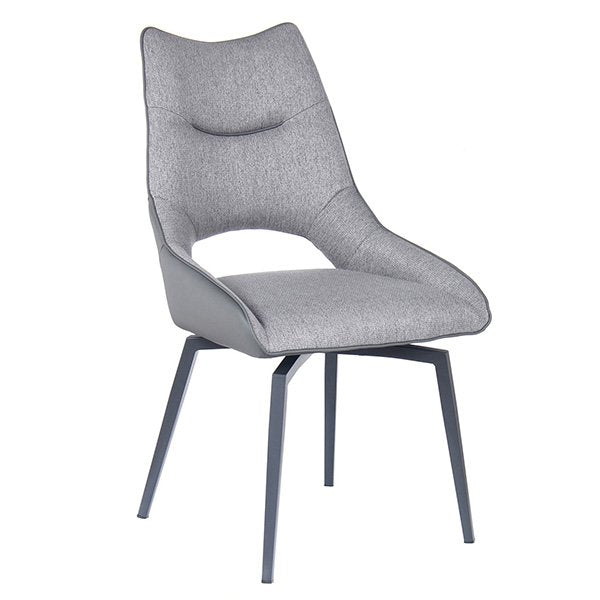 Karina Upholstered Dining Chairs (Set of 2) - Light Grey