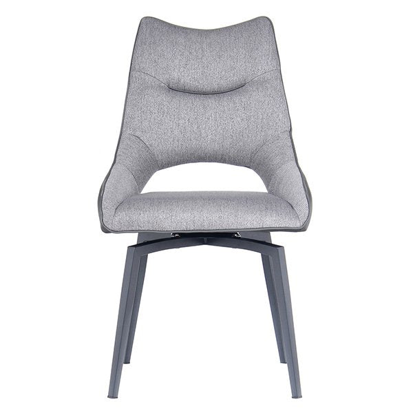 Karina Upholstered Dining Chairs (Set of 2) - Light Grey