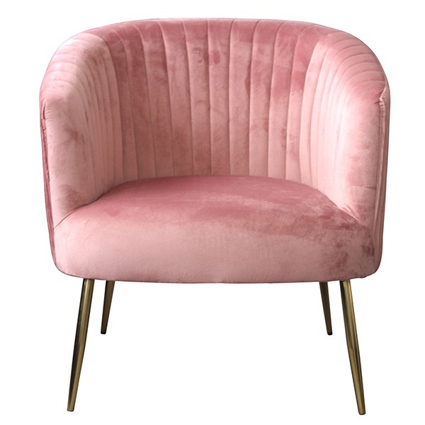 Karina Velvet Accent Chair - Dusk