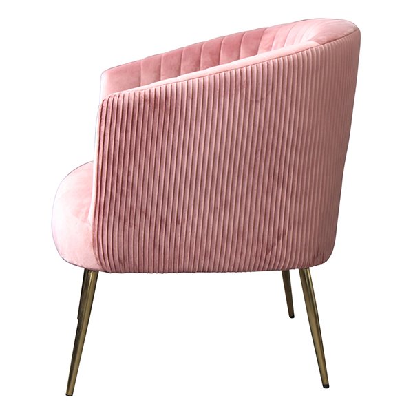 Karina Velvet Accent Chair - Dusk