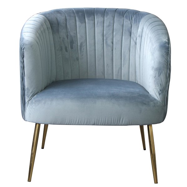 Karina Velvet Accent Chair - Spruce