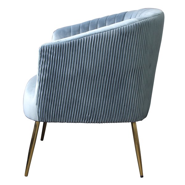 Karina Velvet Accent Chair - Spruce