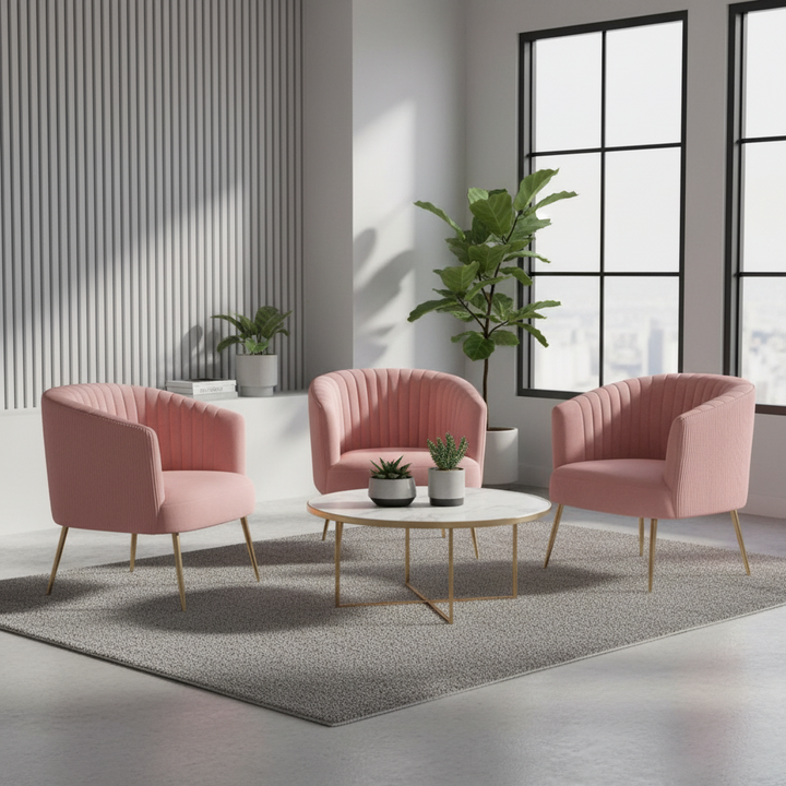 Karina Velvet Accent Chair - Dusk