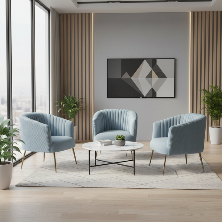 Karina Velvet Accent Chair - Spruce