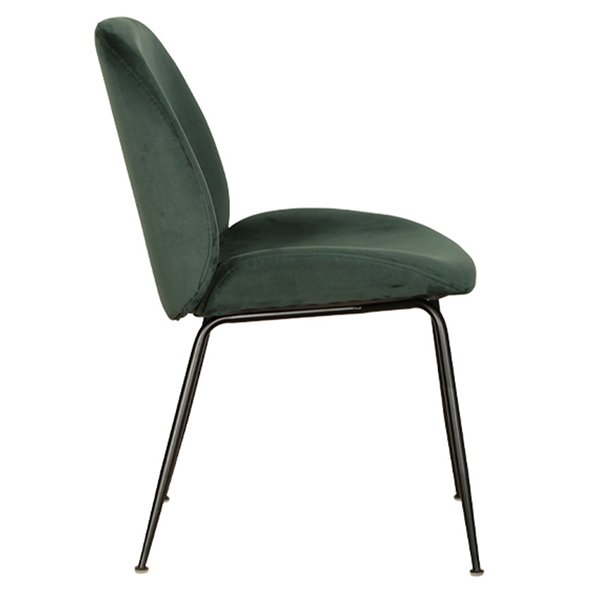 Kate Velvet Dining Chairs (Set of 2) - Emerald