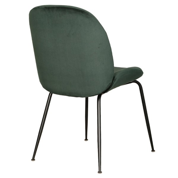 Kate Velvet Dining Chairs (Set of 2) - Emerald