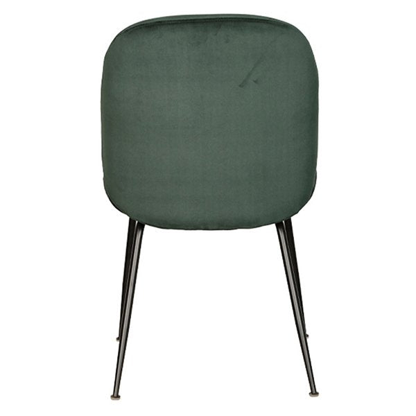 Kate Velvet Dining Chairs (Set of 2) - Emerald