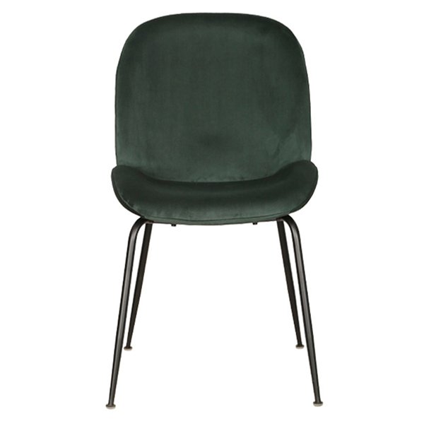 Kate Velvet Dining Chairs (Set of 2) - Emerald