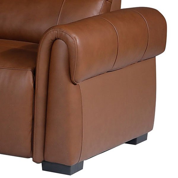 Krishna 5 Seater Cowhide Leather Recliner Sofa