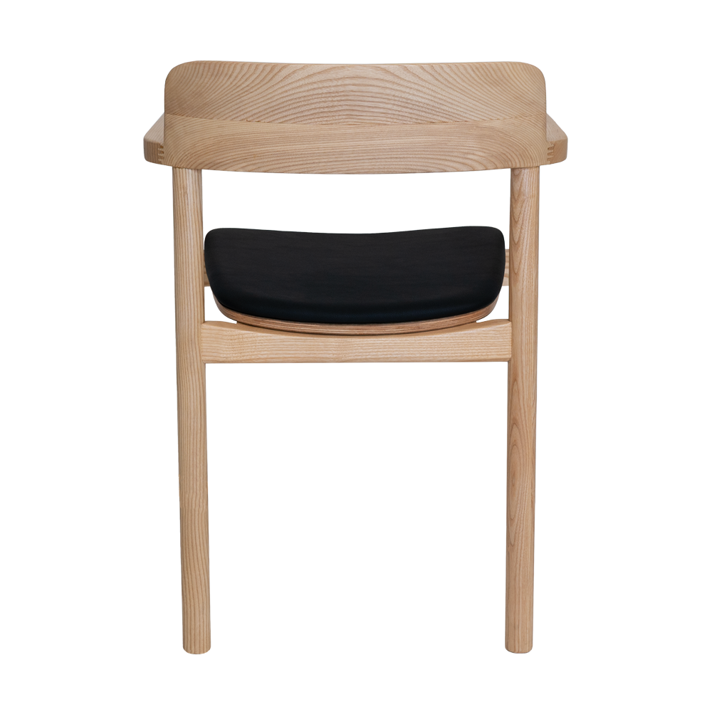 Katoomba Cafe Armchair - Black Seat