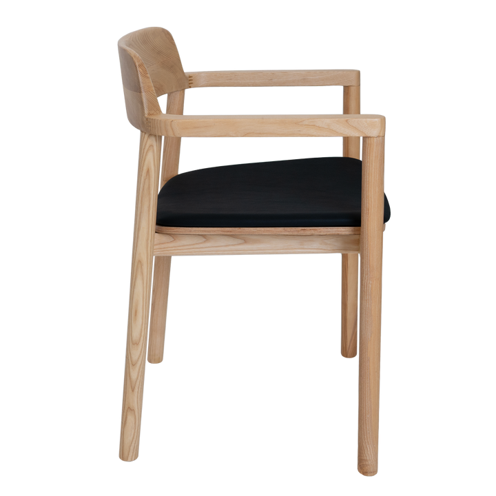 Katoomba Cafe Armchair - Black Seat
