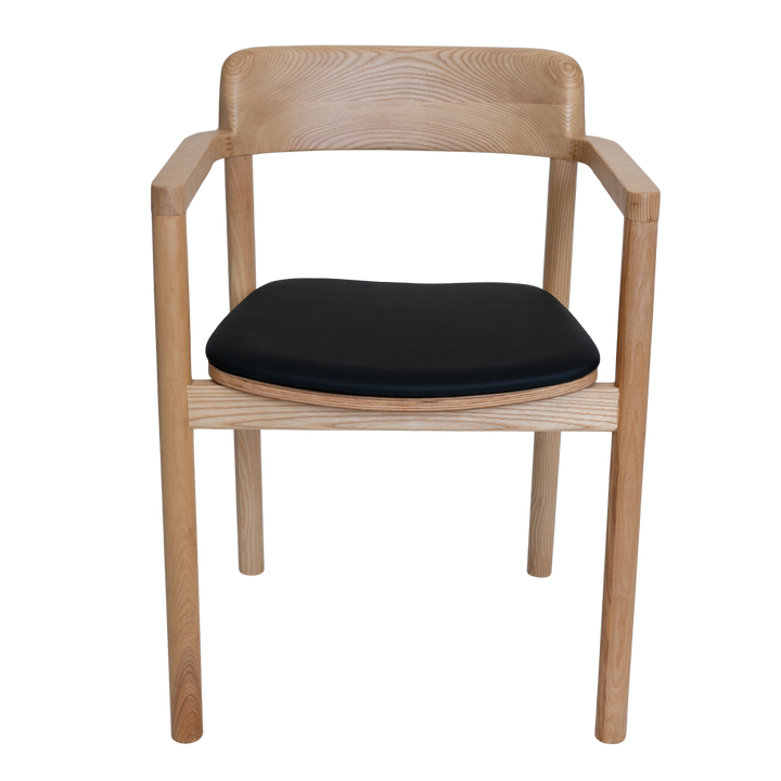 Katoomba Cafe Armchair - Black Seat