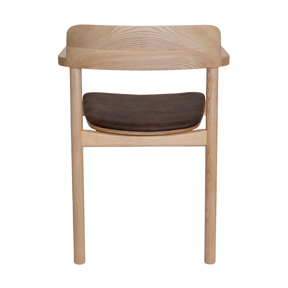 Katoomba Cafe Armchair - Chocolate Seat