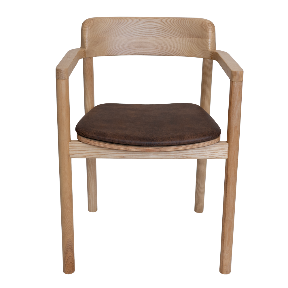 Katoomba Cafe Armchair - Chocolate Seat