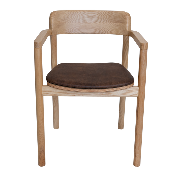 Katoomba Cafe Armchair - Chocolate Seat