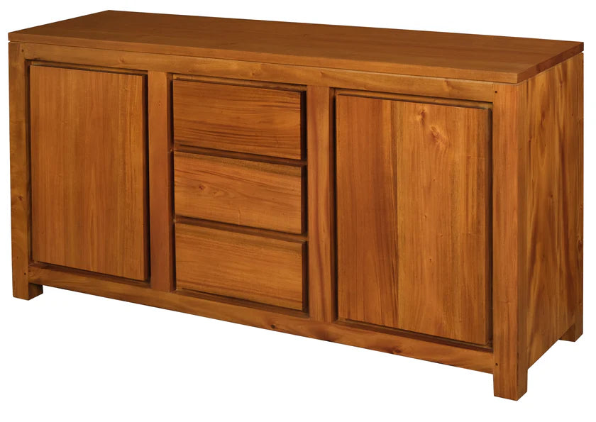Katoomba Solid Mahogany Timber 2 x 3  Buffet - Caramel