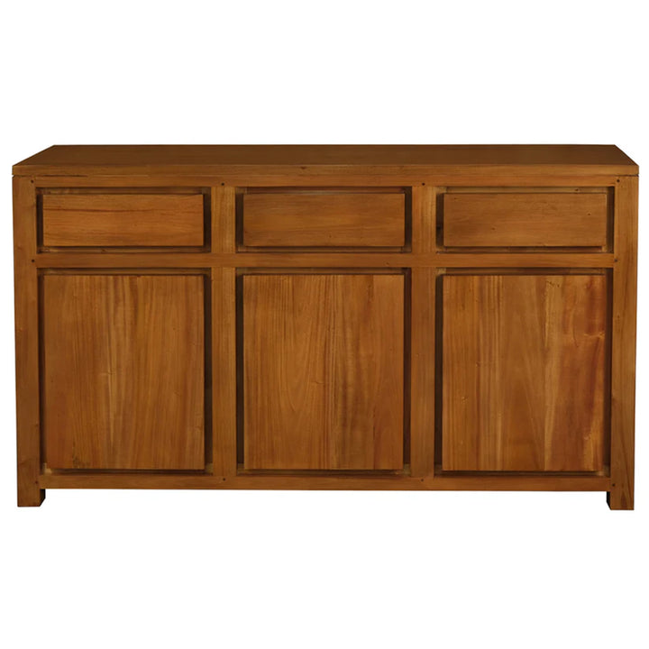 Katoomba Solid Mahogany Timber 3 x 3  Buffet - Caramel