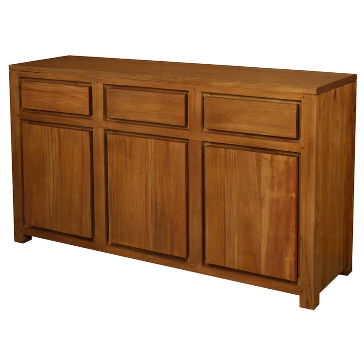 Katoomba Solid Mahogany Timber 3 x 3  Buffet - Caramel
