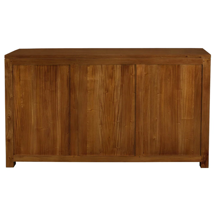 Katoomba Solid Mahogany Timber 3 x 3  Buffet - Caramel