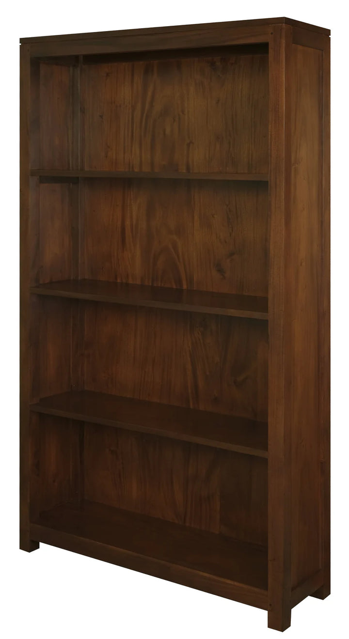 Katoomba Solid Mahogany Timber Open Bookcase - Mahogany