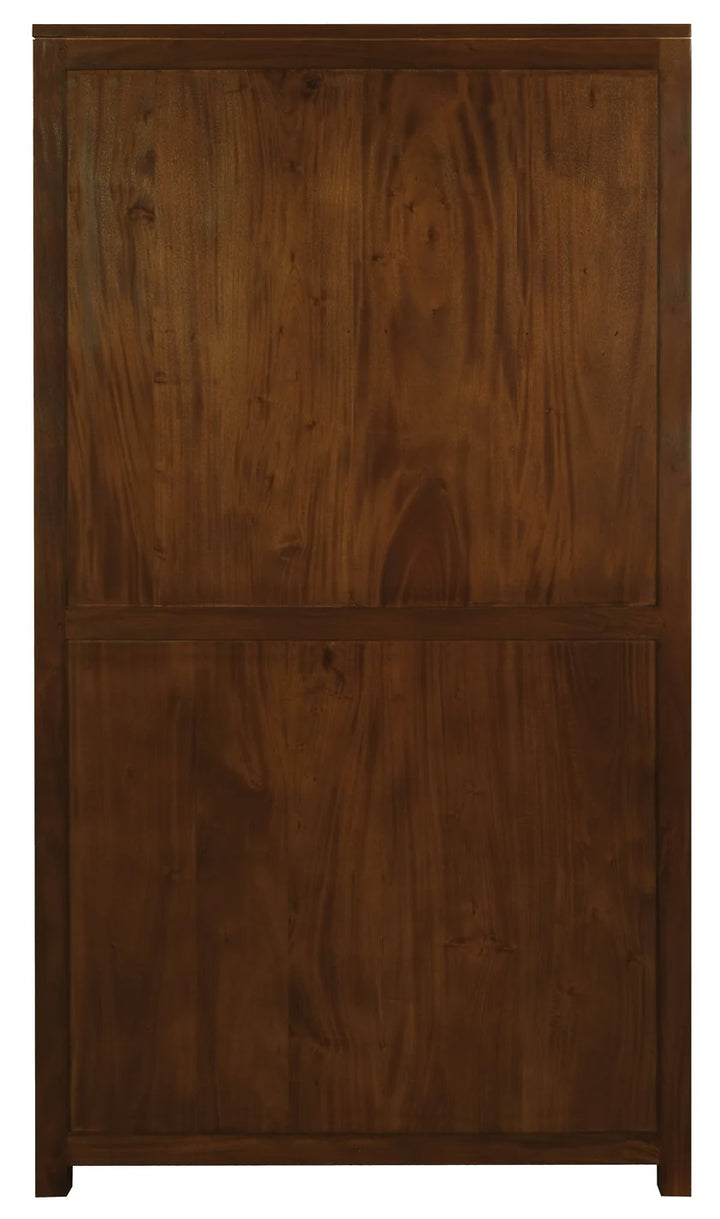Katoomba Solid Mahogany Timber Open Bookcase - Mahogany