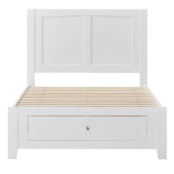 Kembla Storage White King Single Bed