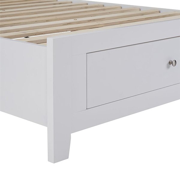 Kembla Storage White Double Bed