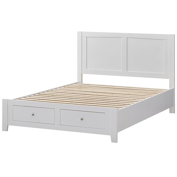 Kembla Storage White Queen Bed