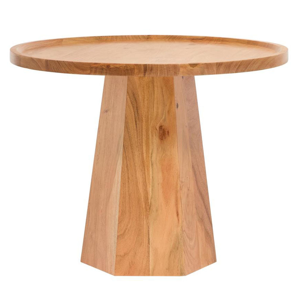 Kempsey Acacia Timber Round Coffee Table 2 Piece Set