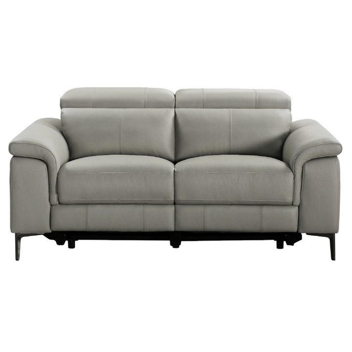 Kempsey Leather Powered 2 Seater Sofa - Fawn