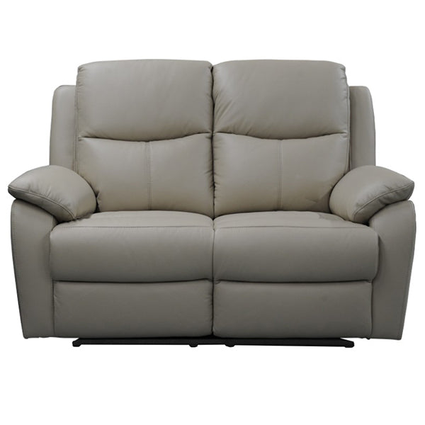 Kent Manual Leather Recliner 2 Seater Sofa - Wheat