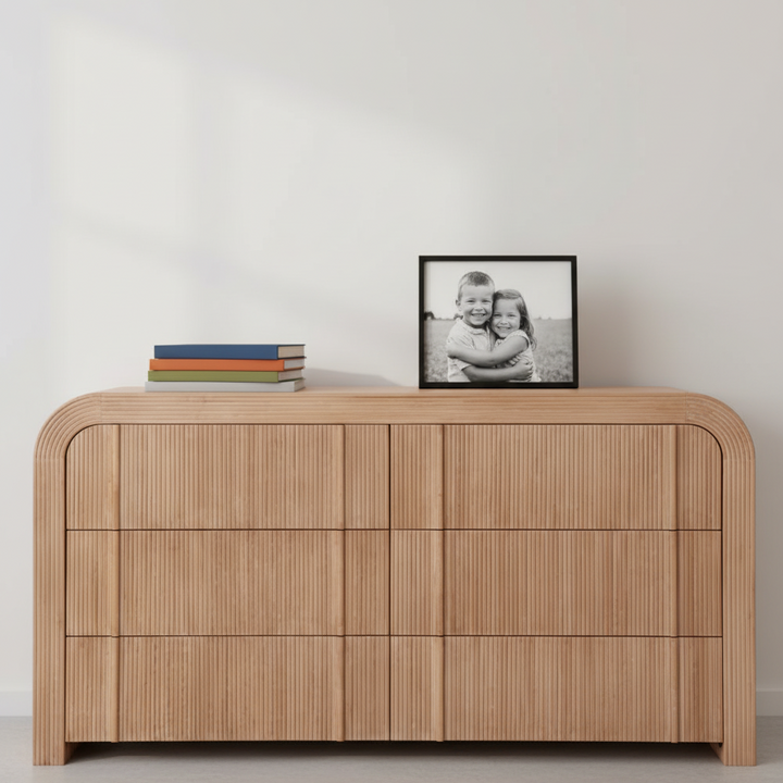 Kevin 6 Drawer Chest - Natural