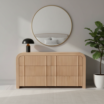 Kevin 6 Drawer Chest - Natural