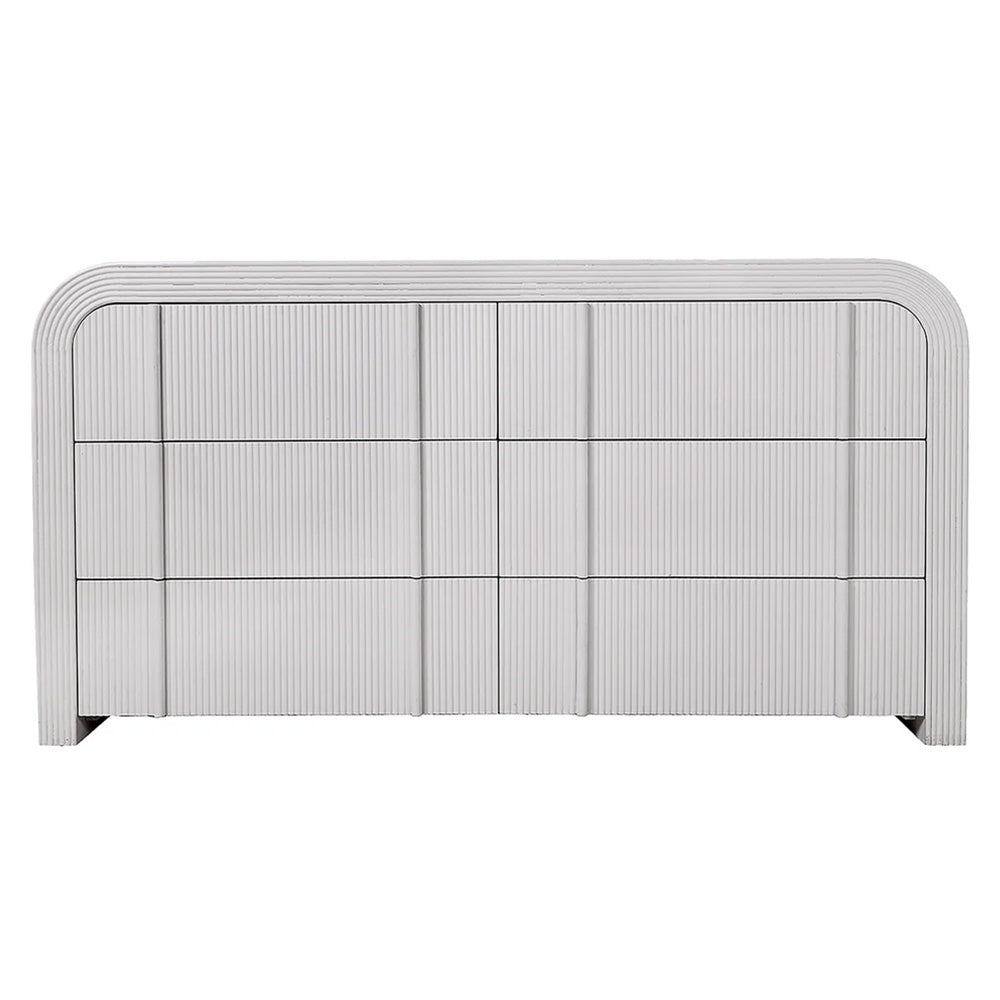 Kevin 6 Drawer Chest - White