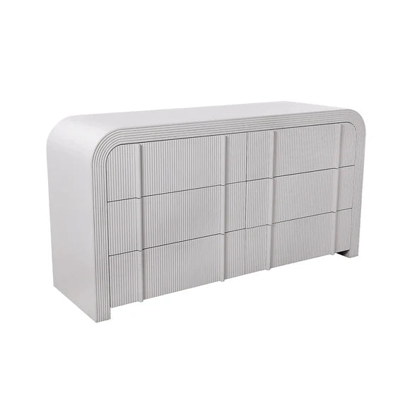Kevin 6 Drawer Chest - White