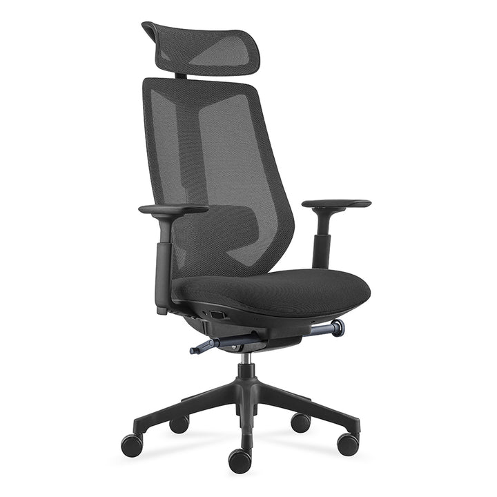 Kevin Heavy Duty High Back Mesh Ergonomic Office Chair - Black