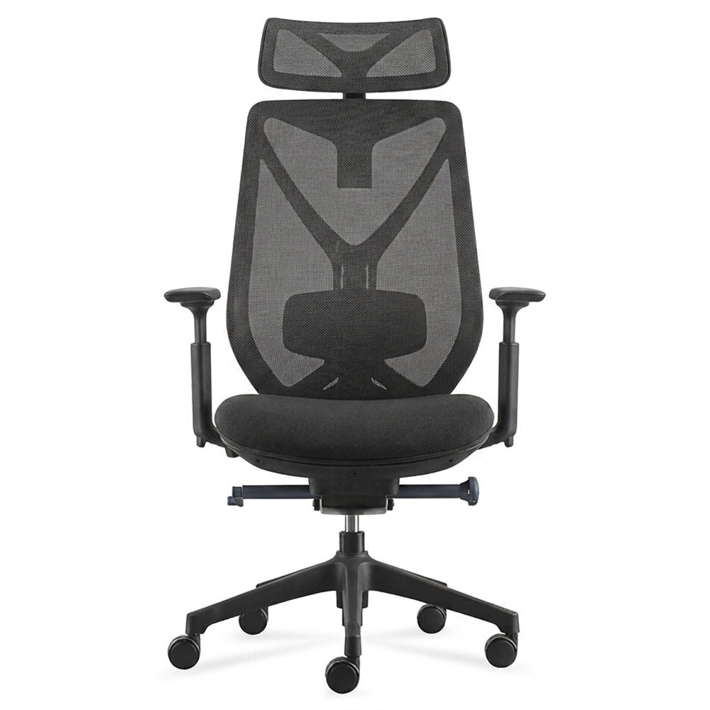 Kevin Heavy Duty High Back Mesh Ergonomic Office Chair - Black