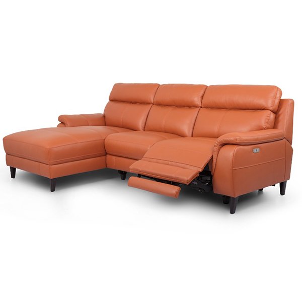 Kobe 2.5-Seater Powered Recliner Sofa with LHF Chaise