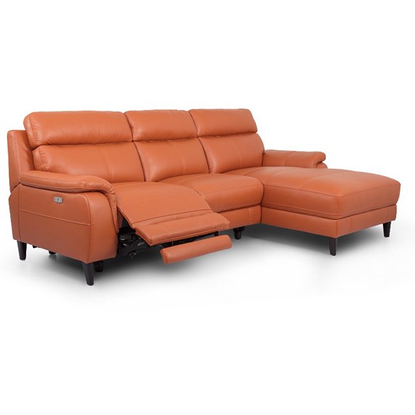 Kobe 2.5-Seater Powered Recliner Sofa with RHF Chaise
