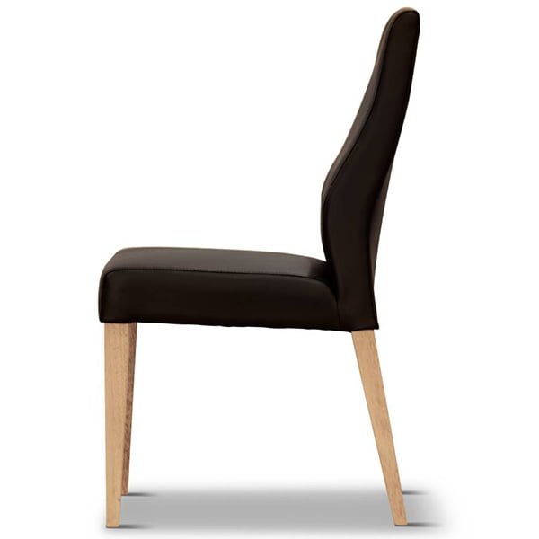 Meadows PU Leather Dining Chair - Black