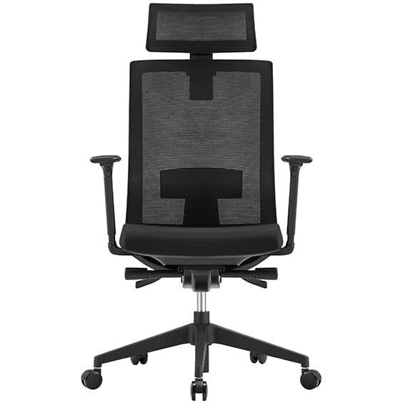 Kube High Back Mesh Executive Office Chair with Headrest