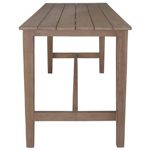 Kuhl 7 Piece Rope & Eucalyptus Timber Outdoor Bar Table Package