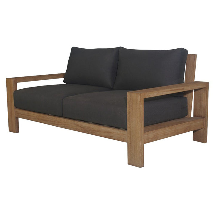 Kuhl 2 Seater Eucalyptus Timber Outdoor Sofa