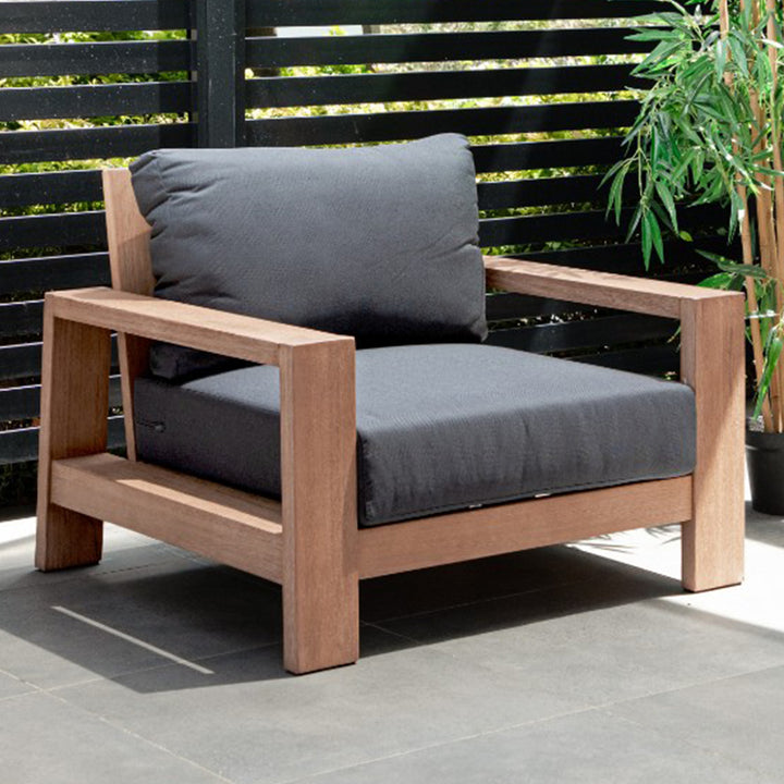 Kuhl Eucalyptus Timber Outdoor Armchair