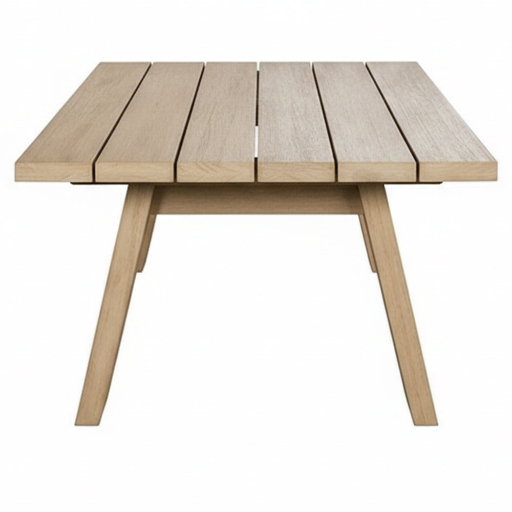 Kuhl Eucalyptus Timber Outdoor Coffee Table - Natural