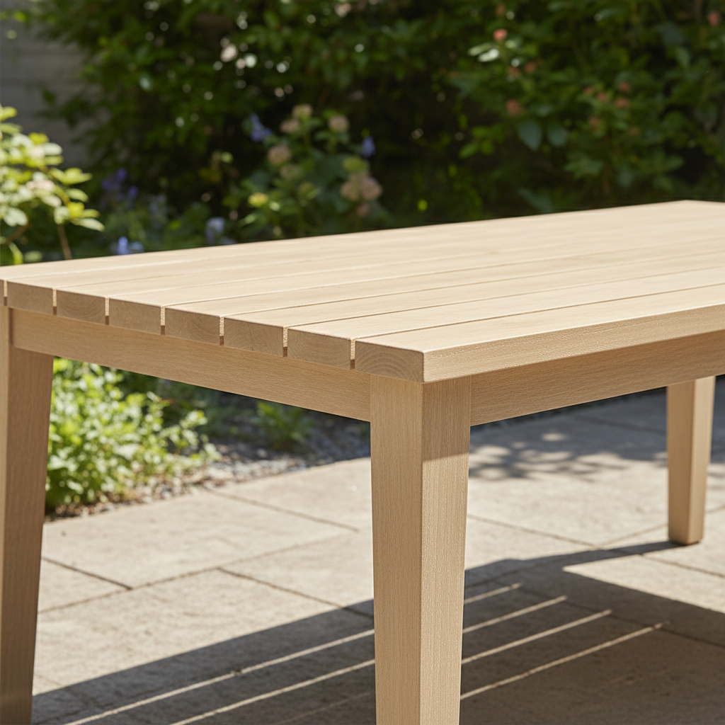 Kuhl Eucalyptus Timber Outdoor Dining Table - Natural