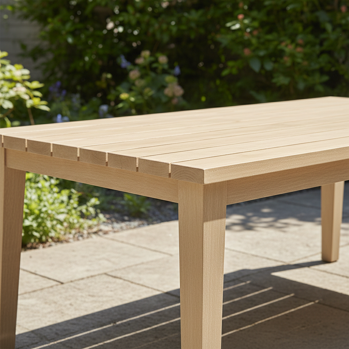 Kuhl Eucalyptus Timber Outdoor Dining Table - Natural